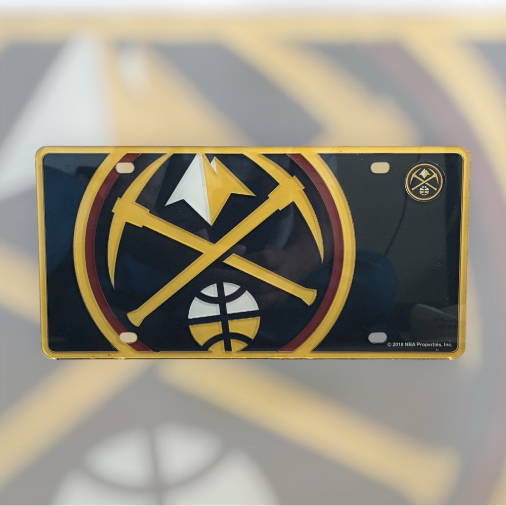Denver Nuggets WinCraft NBA Specialty Acrylic License Plate